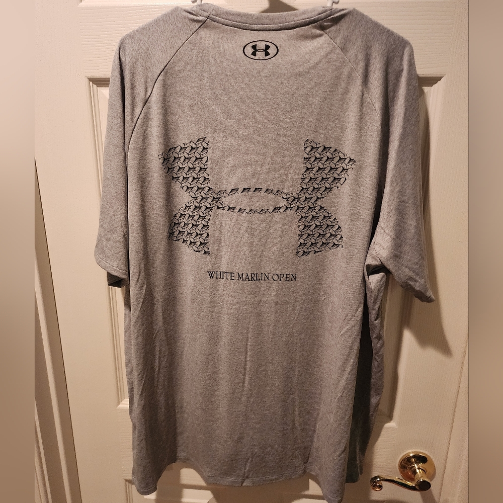 Never Worn, White Marlin Open Under Armour Short Sleeve T-shirt XXL